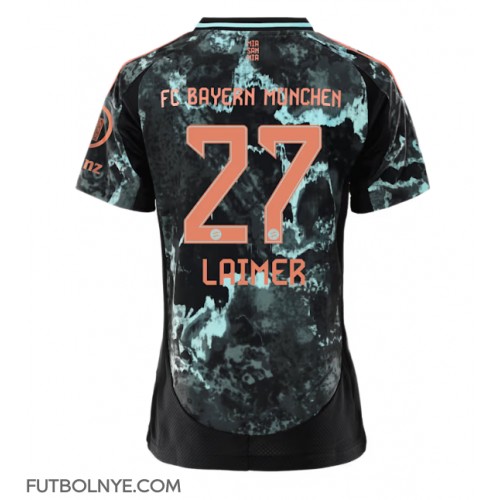 Camiseta Bayern Munich Konrad Laimer #27 Visitante Equipación para mujer 2024-25 manga corta